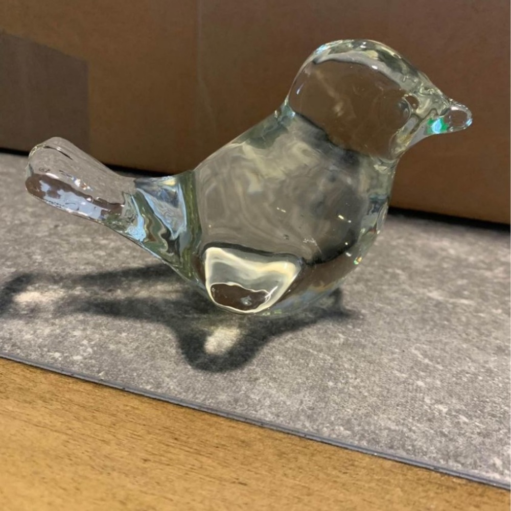 Mid Century Art Glass bird figure